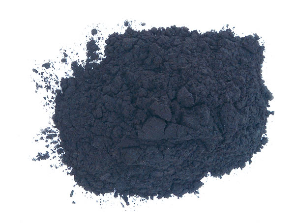 Charcoal powder for mineral-based cosmetics