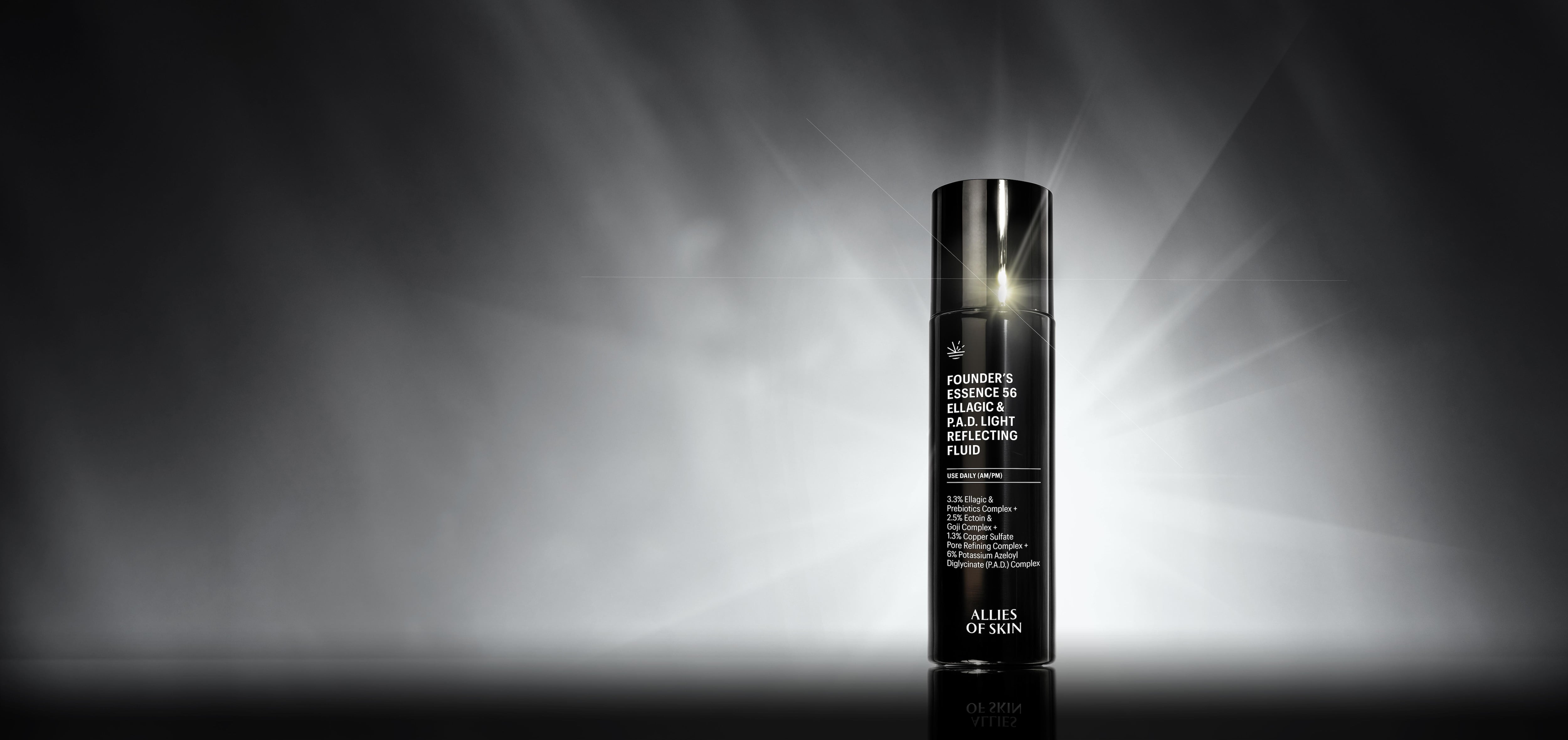 Allies of Skin - Founder’s Essence 56 Ellagic & P.A.D. Light Reflecting Fluid