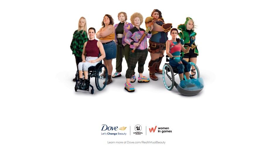 Game on: Dove unveils campaign to improve beauty diversity in gaming