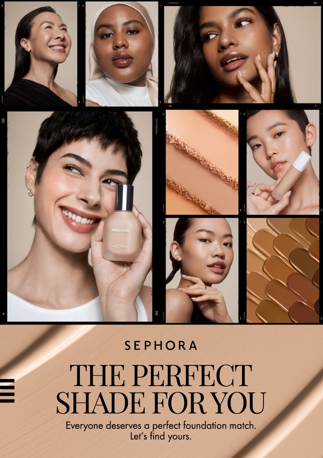 Sephora's “The Perfect Shade For You” campaign