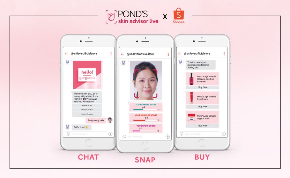 Personalised shopping: POND’S sees more interest for skin care offerings after launching AI chatbot on Shopee