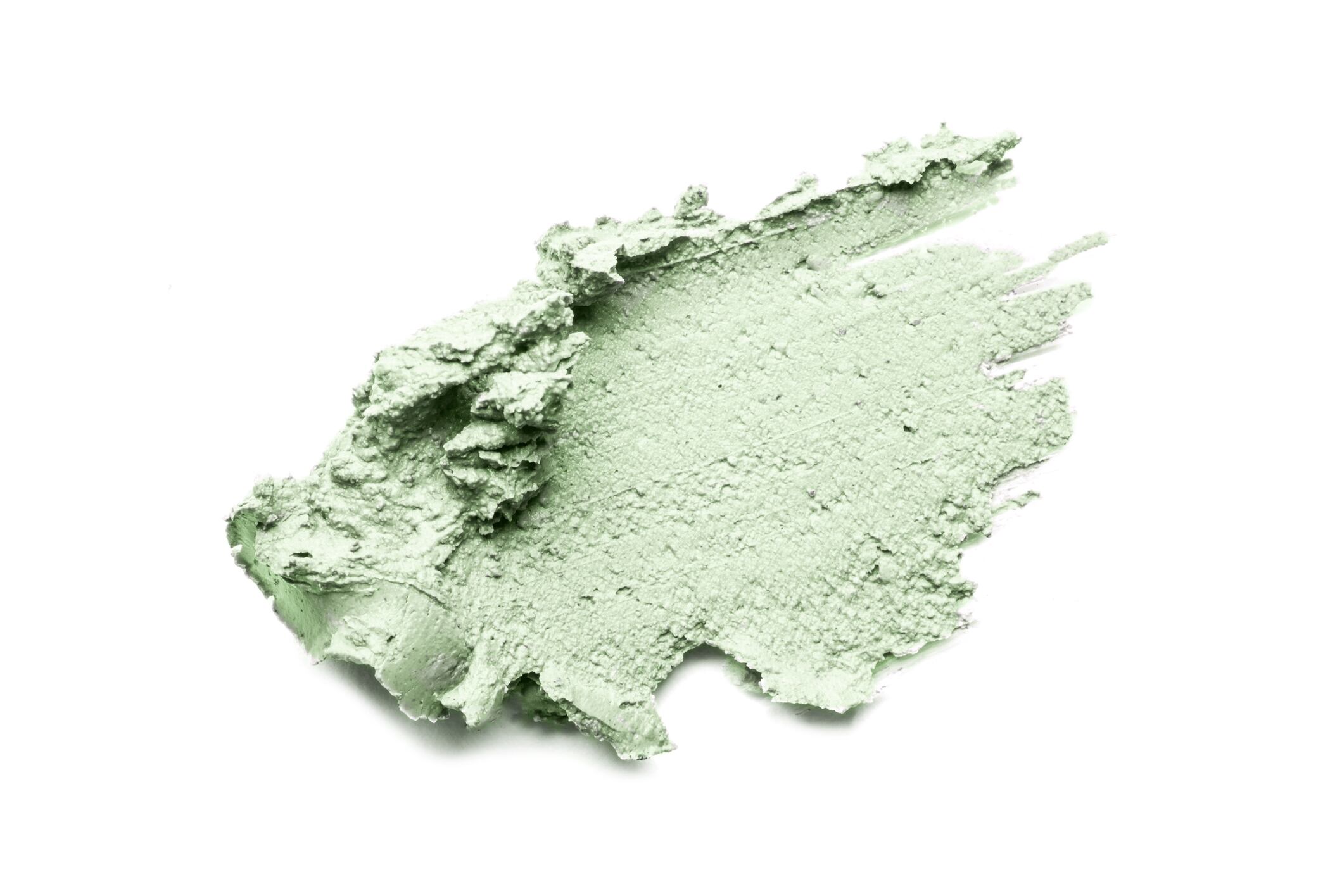 Smear of cosmetic isolated on a white background.
