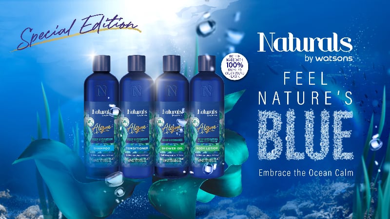 Watsons’ Blue Beauty range seeks to reduce ocean-bound plastic waste and increase accessibility to sustainable personal care