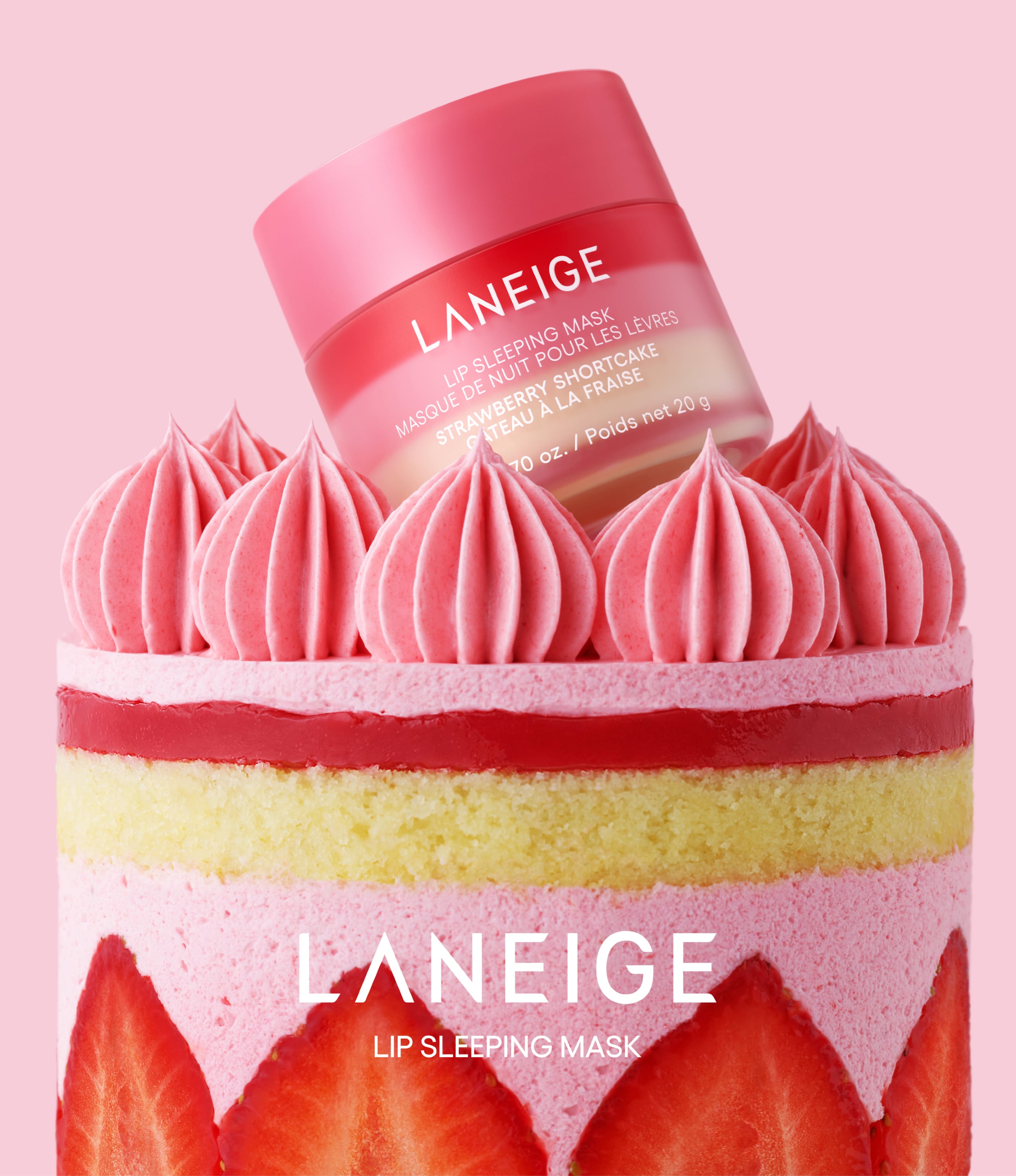 LANEIGE - Lip Sleeping Mask Strawberry Shortcake