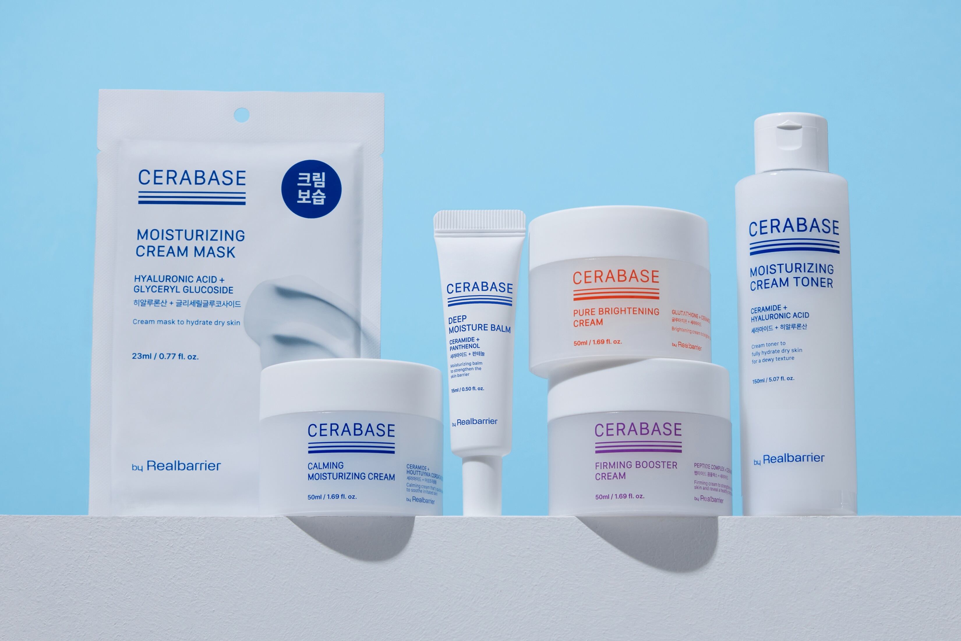 A range of Cerabase by RealBarrier products