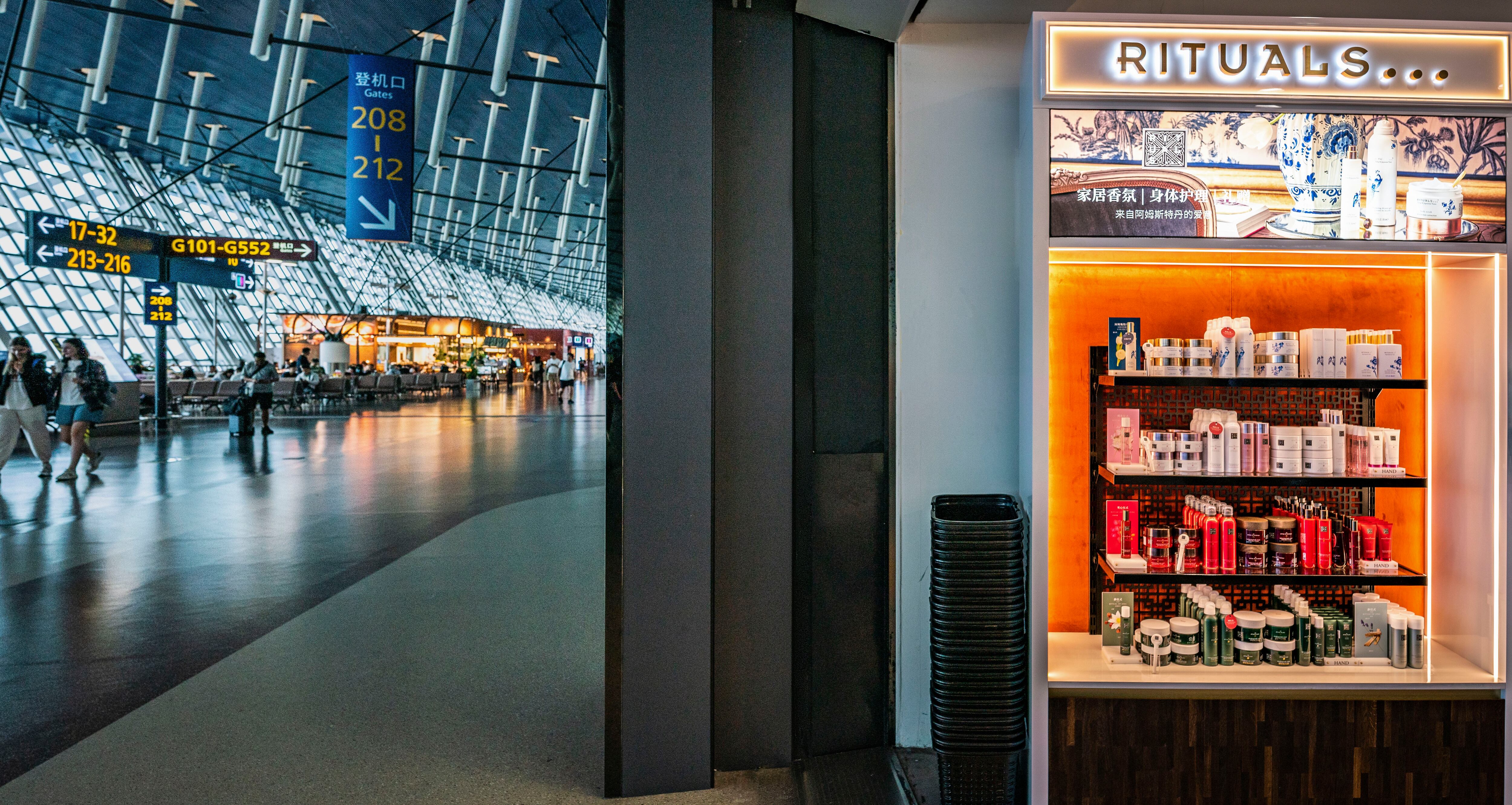 Rituals enters Shanghai Pudong Airport