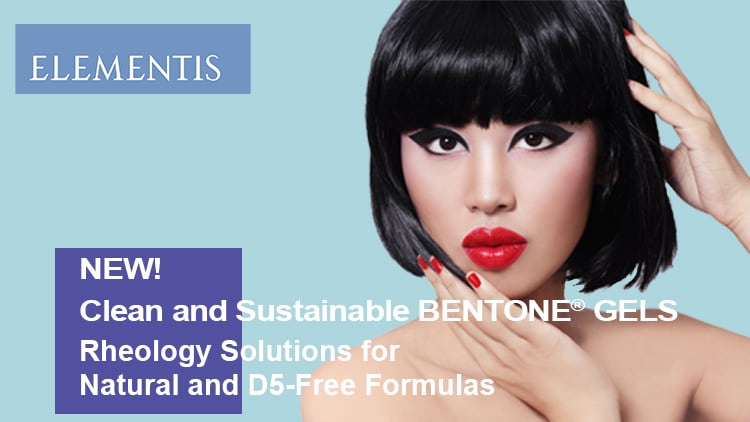 Elementis: NEW Clean and Natural BENTONE GELS