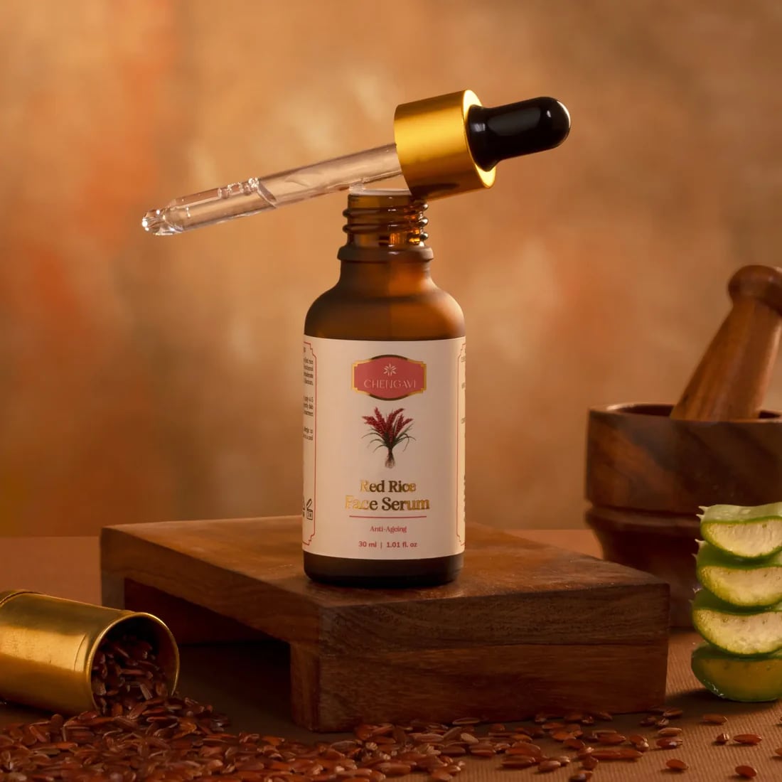 Chengavi - Red Rice Face Serum