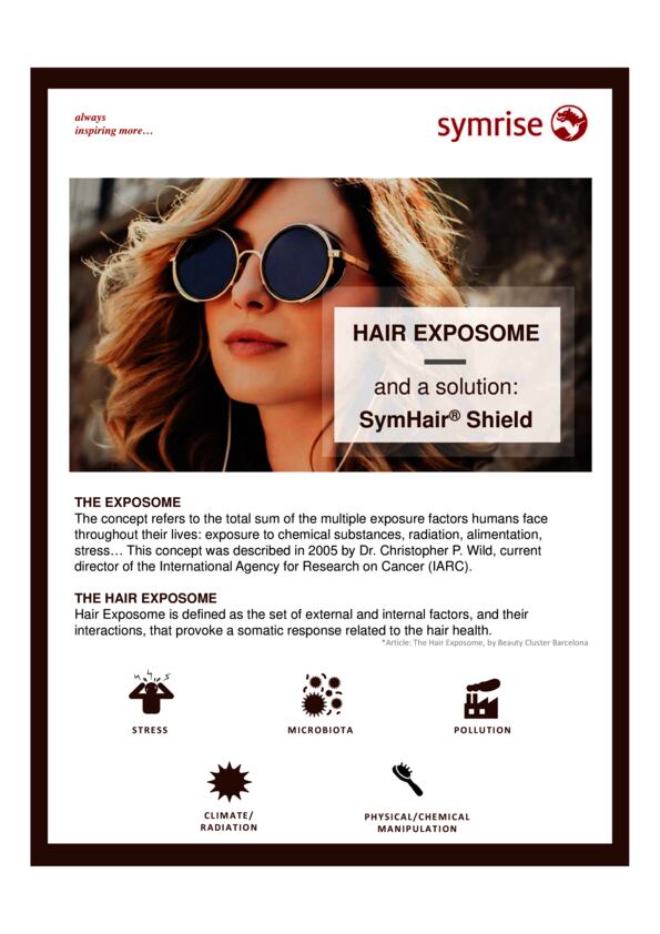 The Hair Exposome solution: SymHair® Shield 
