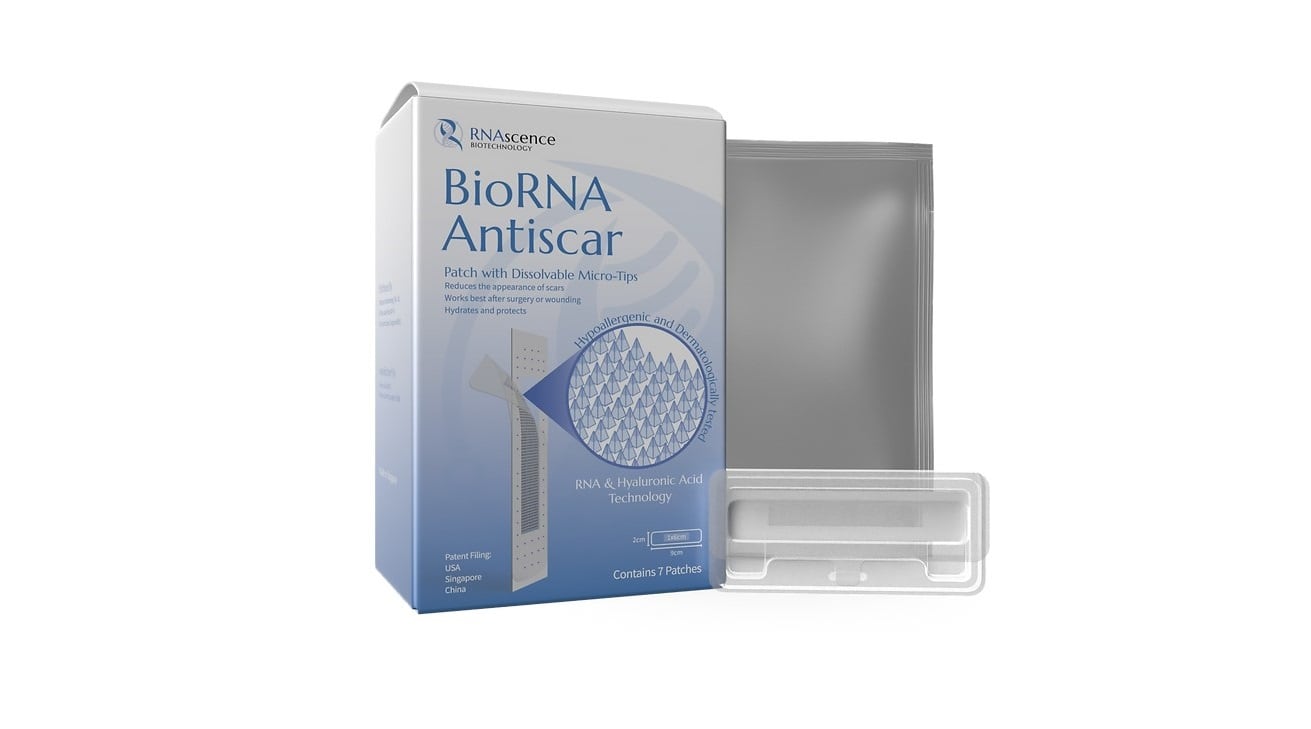 Anti-scar RNA patch maker says it can expand technology to tackle eczema, hyperpigmentation, wrinkles