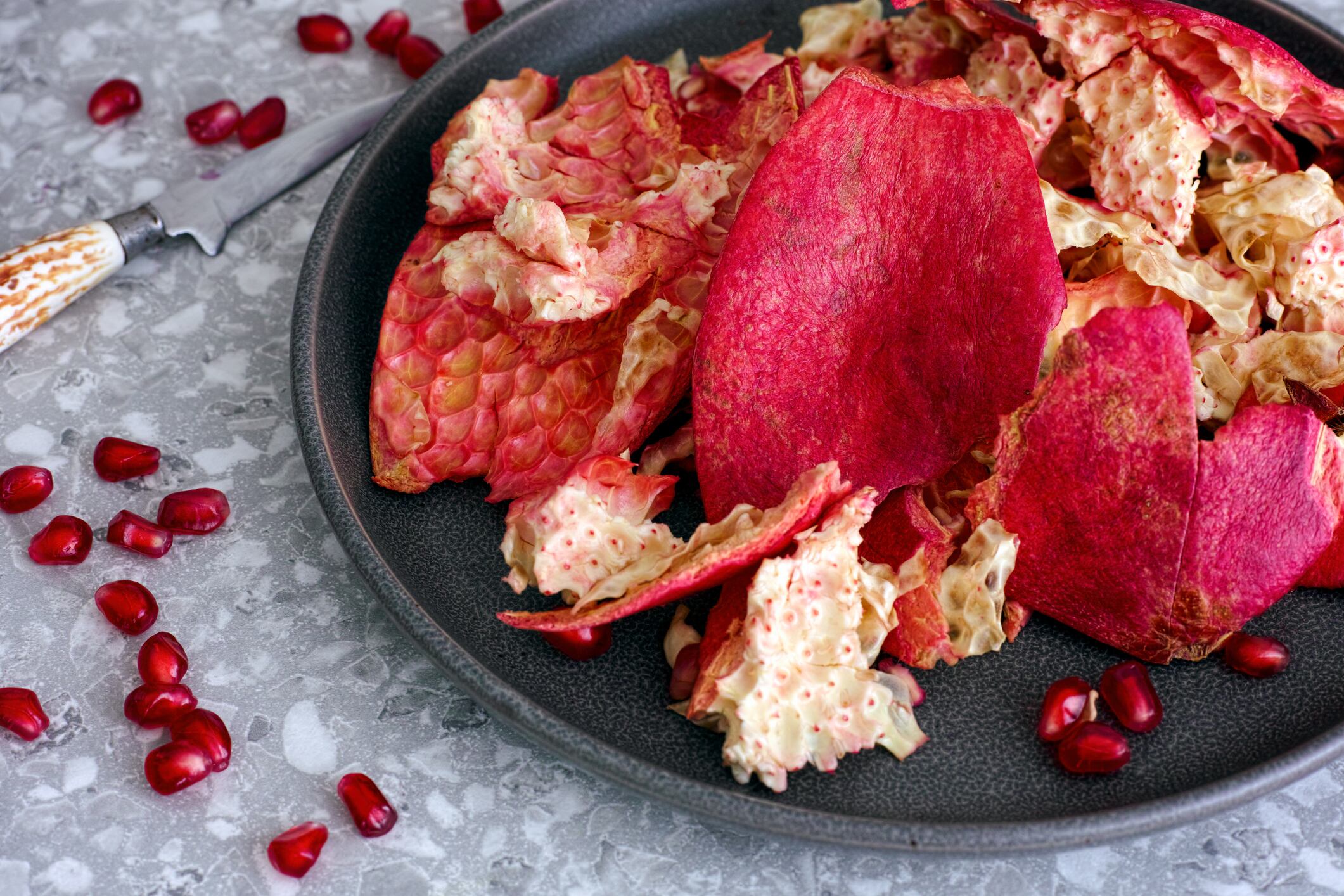 Pomegranate peels