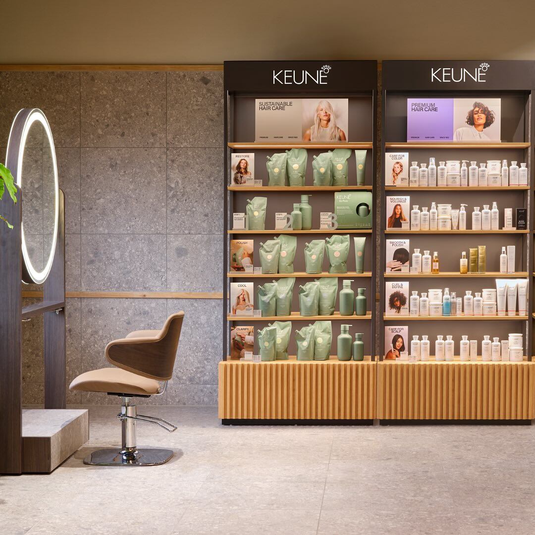 Kuene products in a salon