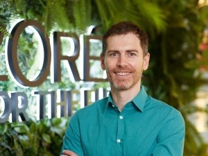 Brice André, global director of sustainable packaging at L’Oréal