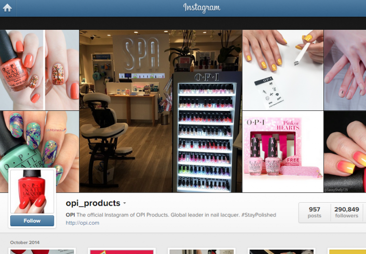 Best Instagram: OPI Products