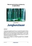 Natural moisturising solutions by Jungbunzlauer