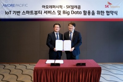 AmorePacific and SK Telecom sign agreement to advance IoT beauty