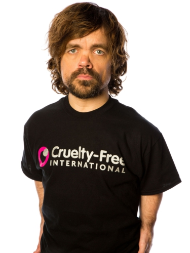 Peter Dinklage, campaining for Cruelty Free International