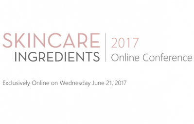 Save the date for our 2017 Skincare Ingredients conference – June 21st