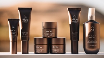 The founder of Kiwi deer milk skin care brand, kōtia, has set his sights on expanding to Asia, after initially launching in Australia and New Zealand. ©kōtia