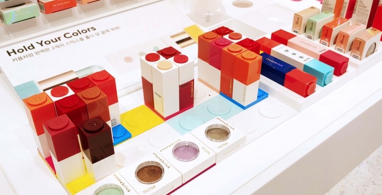 South Korean retail conglomerate Shinsegae has launched Stonebrick, a colourful make-up brand designed to attract young consumers who are ‘leading consumption’. ©Shinsegae
