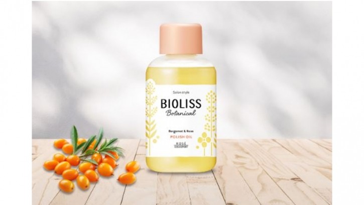 Bioliss will be releasing a new jelly-like hair oil that boasts both hair care and styling capabilities. ©Kose Cosmeport