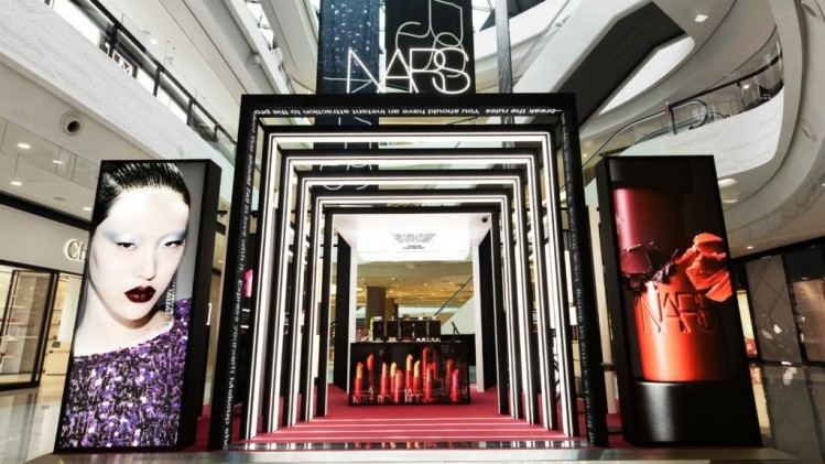 Digital campaign by Shiseido Travel Retail has drives sales of NARS in China. ©NARS/Shiseido