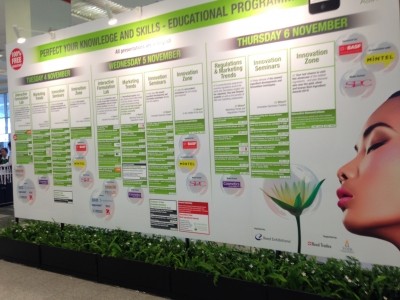Take a look around in-cosmetics Asia 2014