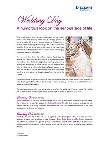 Wedding Day – A humorous look on the serious side of life