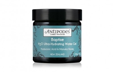 In a clinical test, the Baptise H2O ultra-hydrating water gel was shown to boost skin hydration by 52% among female subjects ©Antipodes